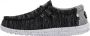 Hey Dude Stretch Mocassin Sneaker Lichtgewicht Comfort Black Heren - Thumbnail 2