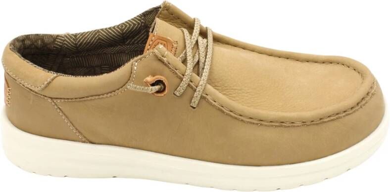Hey Dude Vintage Grip Craft Leren Mocassin