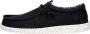 Hey Dude Wally Canvas Schoenen Zwart Wit - Thumbnail 1
