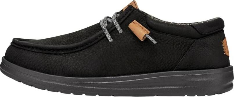 Hey Dude Wally Grip Platte Schoenen Zwart Black Heren