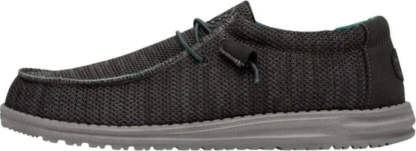 Hey Dude Wally SOX Lace Shoes Gray Heren