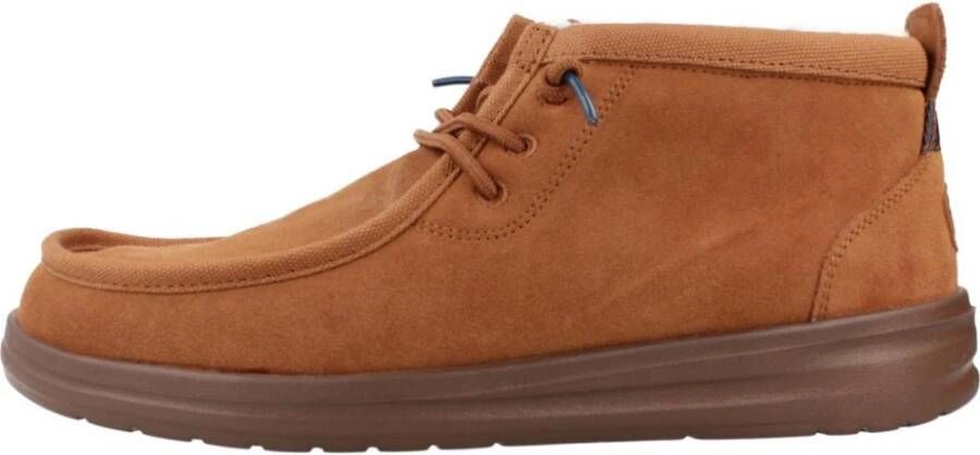 HEYDUDE Wally Mid GripR Warmth Heren Instappers Brown - Foto 4