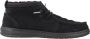 HEYDUDE Wally Mid GripR Warmth Heren Instappers Black Black - Thumbnail 1