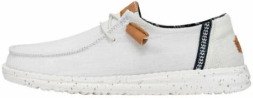 Hey Dude Witte dames mocassins comfortabel ontwerp