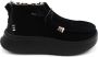 Hey Dude Zwarte Suede Peak Hi Laarzen Black Dames - Thumbnail 1