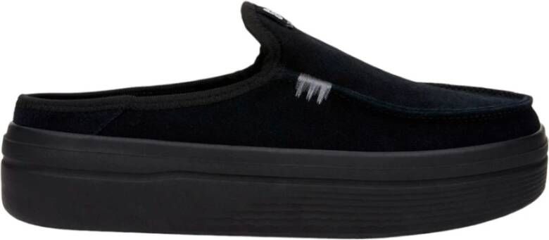 Hey Dude Zwarte Sandalen voor Mannen Black Dames
