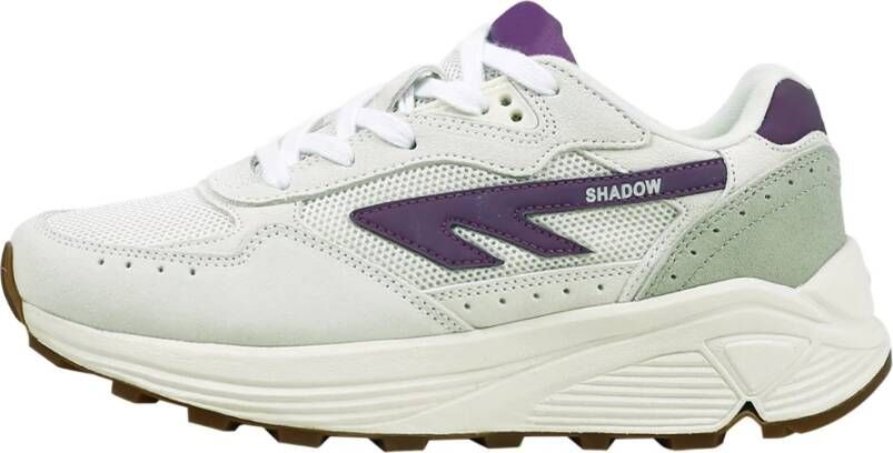 Hi-Tec HTS Shadow RGS Sugar Swizzle Grape Kiss Wit Suede Lage sneakers Unisex