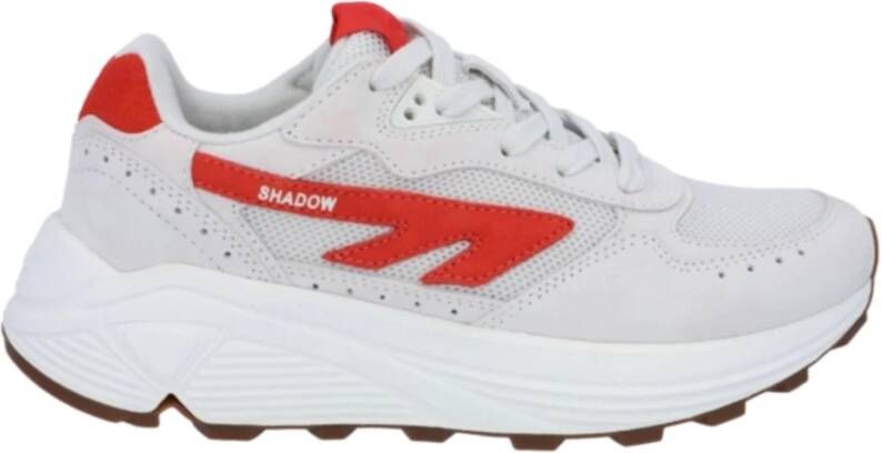 Hi-Tec HTS Shadow RGS | Star White Red Alert Wit Suede Lage sneakers Unisex