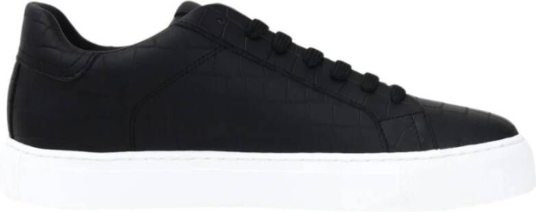 Hide&Jack Essence sneaker van kalfsleer met crocostructuur