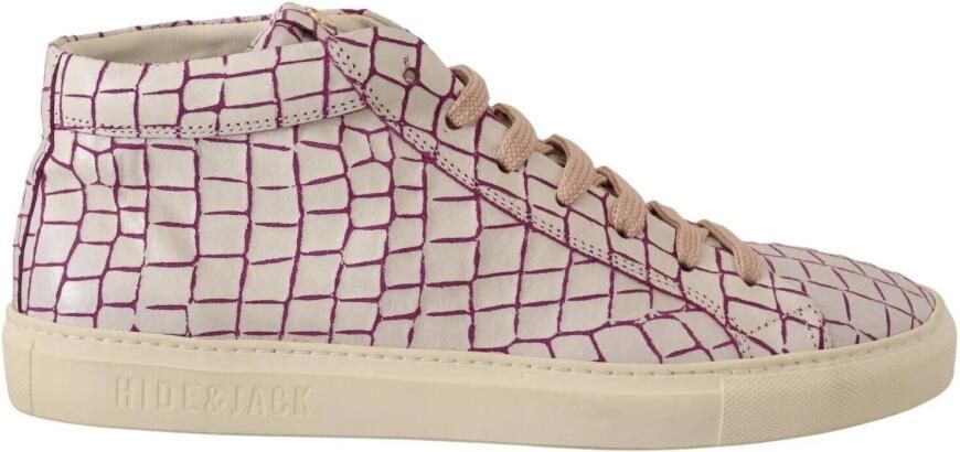Hide&Jack Stijlvolle Mid-Cut Leren Sneakers