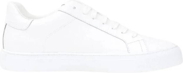 Hide&Jack Witte Sneakers met Strakke Lijnen