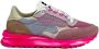 Hidnander Fluorescerende roze camouflage sneakers Pink Dames - Thumbnail 1