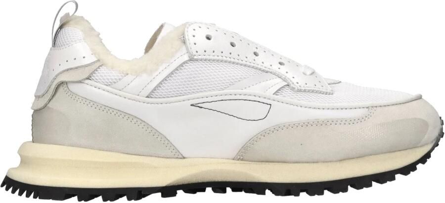 Hidnander Leren en Stoffen Sneakers - Foto 4