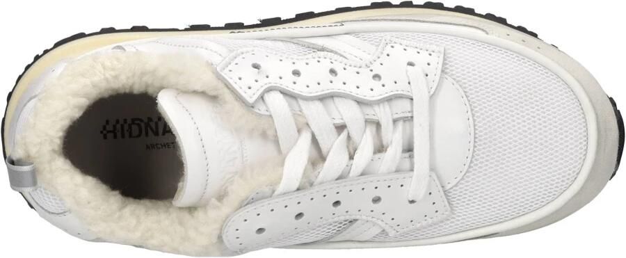 Hidnander Leren en Stoffen Sneakers - Foto 5