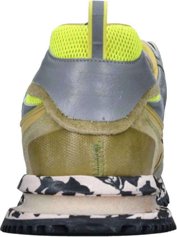 Hidnander Leren en Stoffen Sneakers - Foto 3