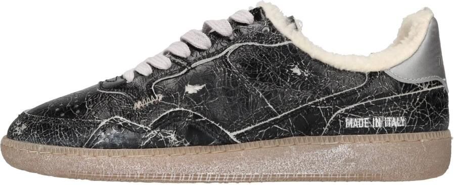 Hidnander Leren Sneakers in Vintage Stijl
