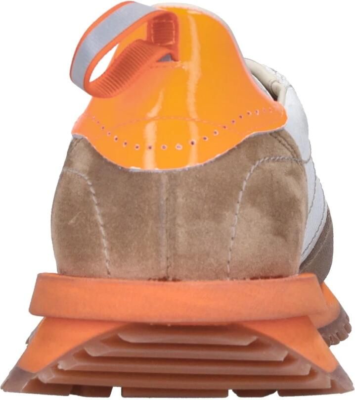 Hidnander Vintage Witte Leren Sneakers Meerkleurig Heren - Foto 2