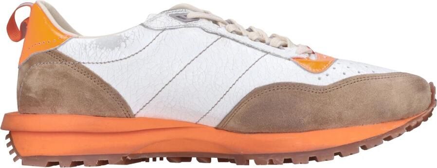 Hidnander Vintage Witte Leren Sneakers Meerkleurig Heren - Foto 5