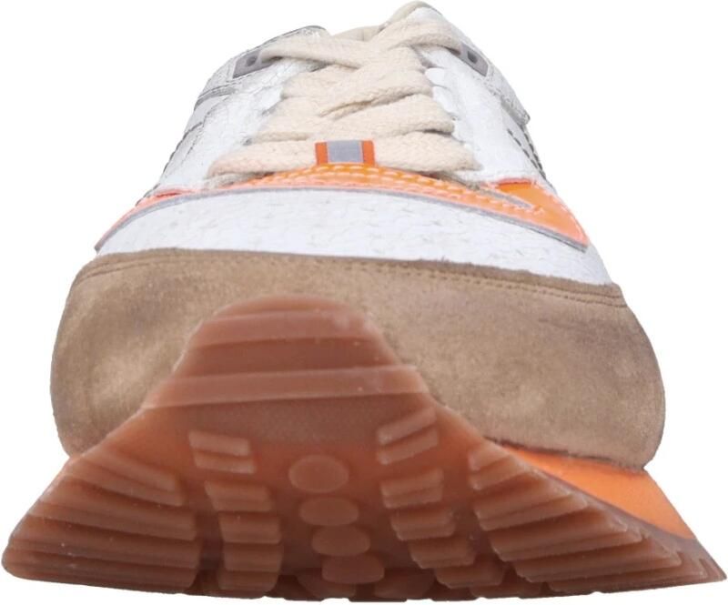 Hidnander Vintage Witte Leren Sneakers Meerkleurig Heren - Foto 3