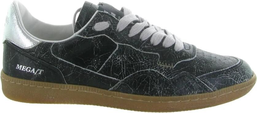 Hidnander Mega T Gerimpeld Zwart Zilver Black Dames