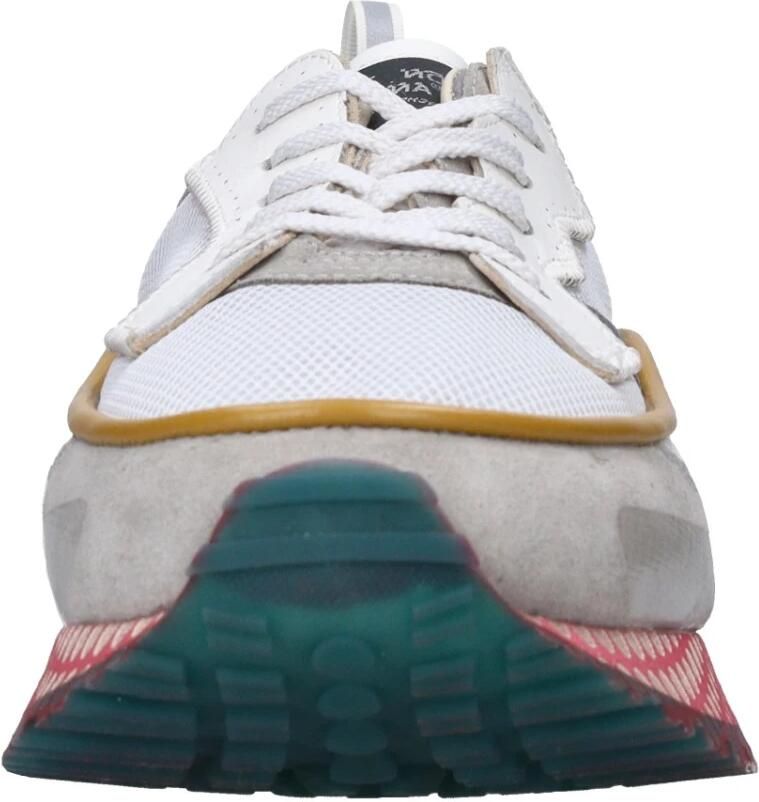 Hidnander Stijlvolle witte sneakers met ingewikkelde stiksels White Heren - Foto 2