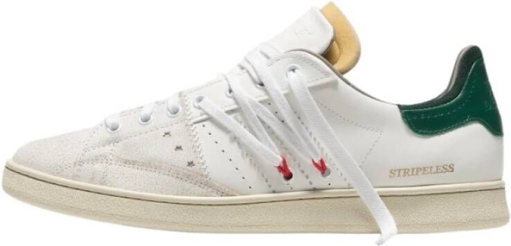 Hidnander Klassieke Striploze Sneakers voor Mannen White Heren