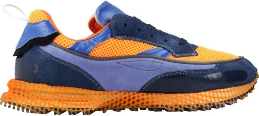 Hidnander Stijlvolle Herensneakers Orange Heren