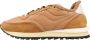 Hidnander Retro Polar Fleece Runner Sneakers Beige Dames - Thumbnail 2