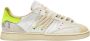 Hidnander Witte leren sneakers met schelpneus - Thumbnail 1
