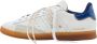 Hidnander Witte leren sneakers met suède details - Thumbnail 1