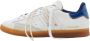Hidnander Witte leren sneakers met suède inzetstukken Multicolor Heren - Thumbnail 1