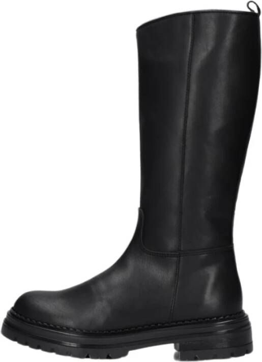 Hip H1624 Veterboots Laarzen Met Veters Meisjes Kids Zwart - Foto 3