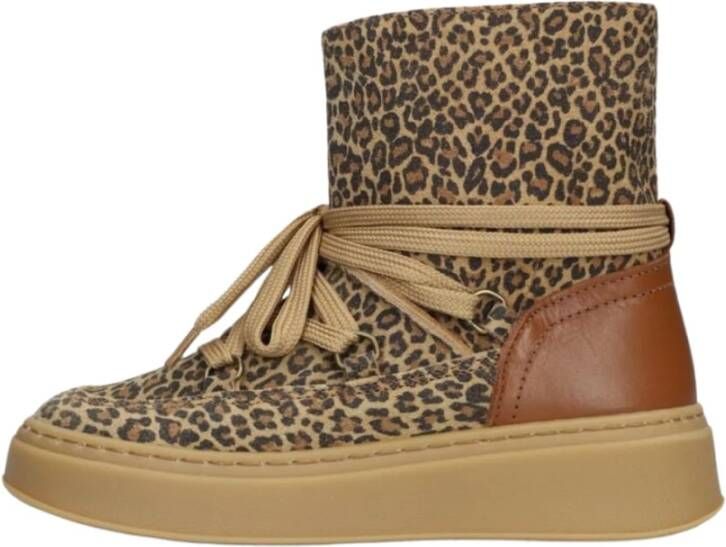 Hip Meisjes Snowboots met Pantherprint Multicolor Dames