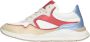 Hip H6355 Lage sneakers Leren Sneaker Meisjes Kids Wit - Thumbnail 3