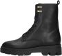 Hip H1626 Veterboots Laarzen Met Veters Meisjes Kids Zwart - Thumbnail 2