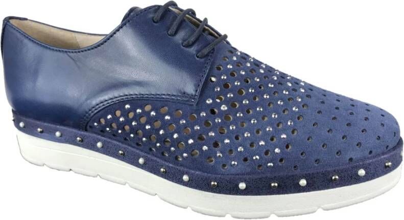 Hispanitas Athena-V8 Veterschoenen Blue Dames