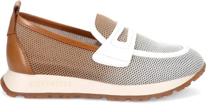Hispanitas Bruin Leren Mocassin Schoenen - Foto 2