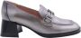 Hispanitas Metallic grijze Milan mocassin schoen Gray Dames - Thumbnail 6
