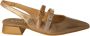 Hispanitas Gouden Metallic Ballet Flats Vrouwen Yellow Dames - Thumbnail 6