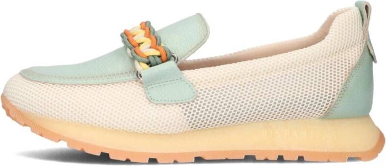Hispanitas Groene Instap Schoenen voor Dames Multicolor Dames