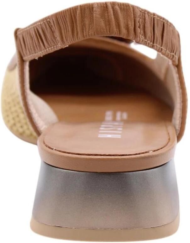 HISPANITAS Slingbacks Dames Rhv254046 Maat: 41 Materiaal: Raffia Kleur: Camel - Foto 2