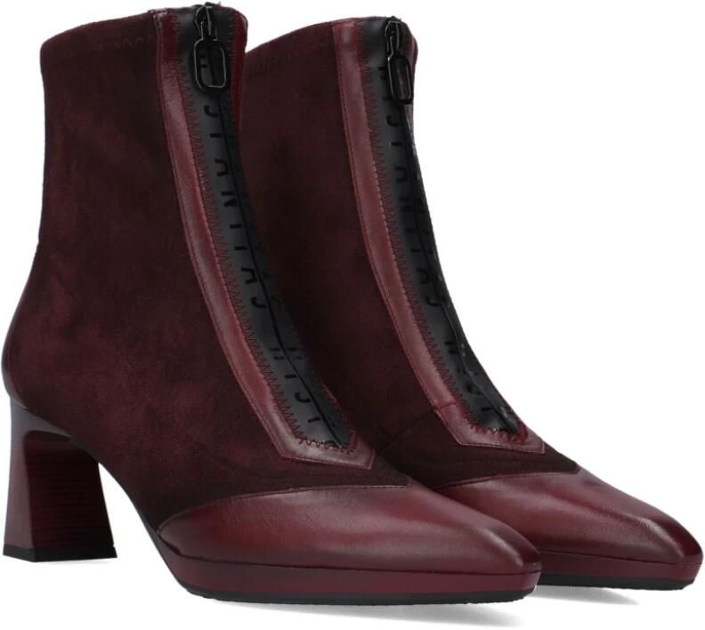HISPANITAS Enkellaarsjes Dames Hi254186 Maat: 40 Materiaal: Leer Kleur: Rood - Foto 4