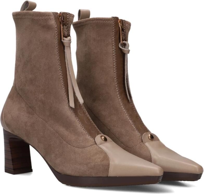 HISPANITAS Enkellaarsjes Dames Hi265085 C005 Suède Taupe - Foto 4