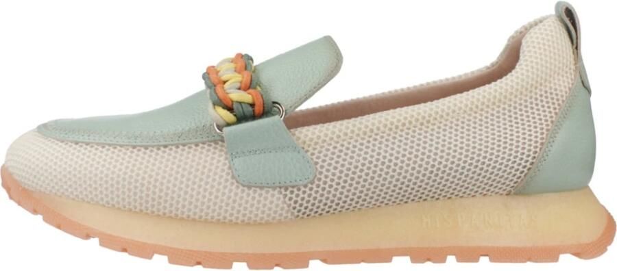 HISPANITAS Lage Sneakers Dames Hv253948 Maat: 40 Materiaal: Leer Kleur: Groen - Foto 4