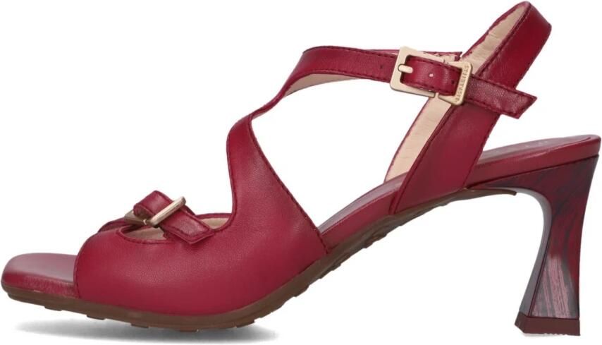 HISPANITAS Hakken Dames Hv264814 Maat: 39 Materiaal: Leer Kleur: Rood