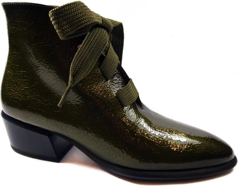 Hispanitas veterlaarsje HI254255 groen lakleer - Foto 2
