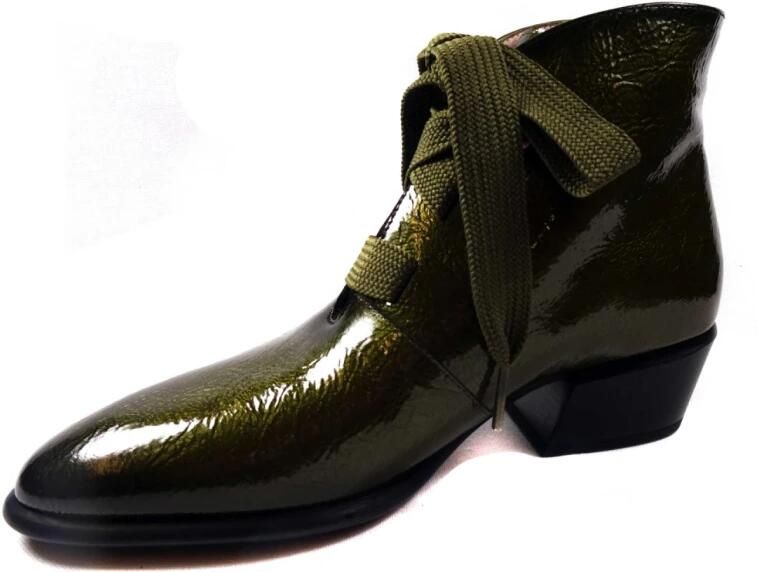 Hispanitas veterlaarsje HI254255 groen lakleer - Foto 4