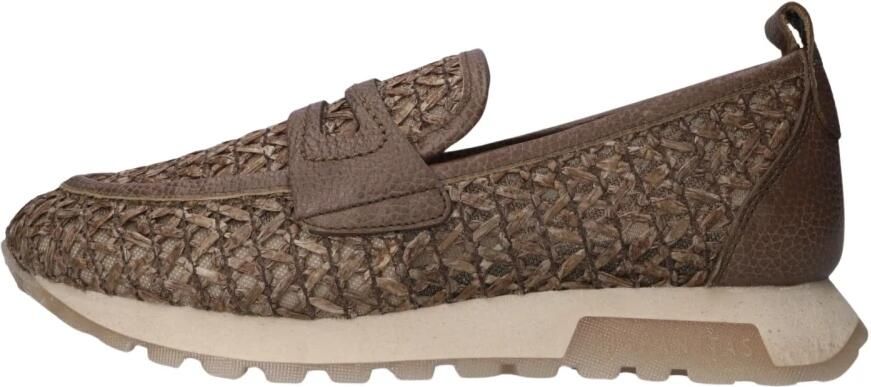 HISPANITAS Instappers Dames Rhv264856 Raffia Bruin