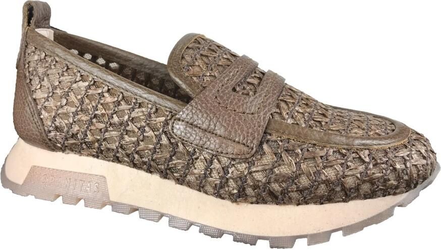 HISPANITAS Instappers Dames Rhv264856 Raffia Bruin
