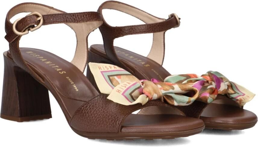 HISPANITAS Sandalen met Hak Dames Hv264868 Maat: 41 Materiaal: Leer Kleur: Bruin - Foto 2
